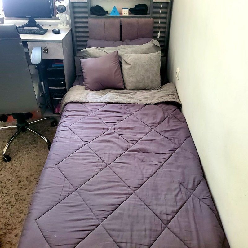 Full service single bed, two meters in 95 cm, high quality Iranian MDF