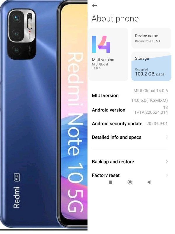 Xiaomi Redmi Note 10 5G