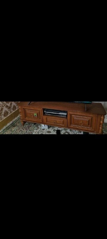 New custom wooden TV table