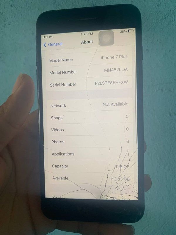 Hello, I am selling an iPhone seven plus