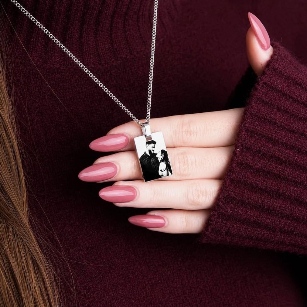 ✨Custom necklace with custom engraving