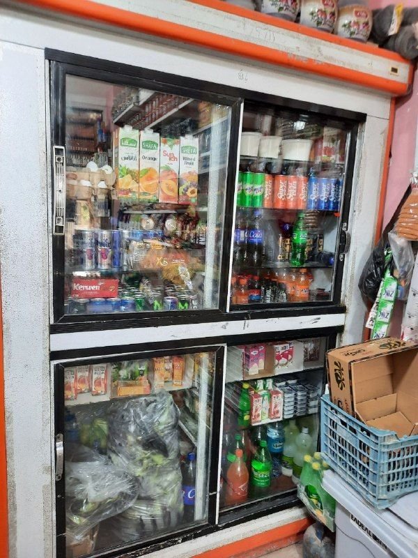 Showcase refrigerator for shop