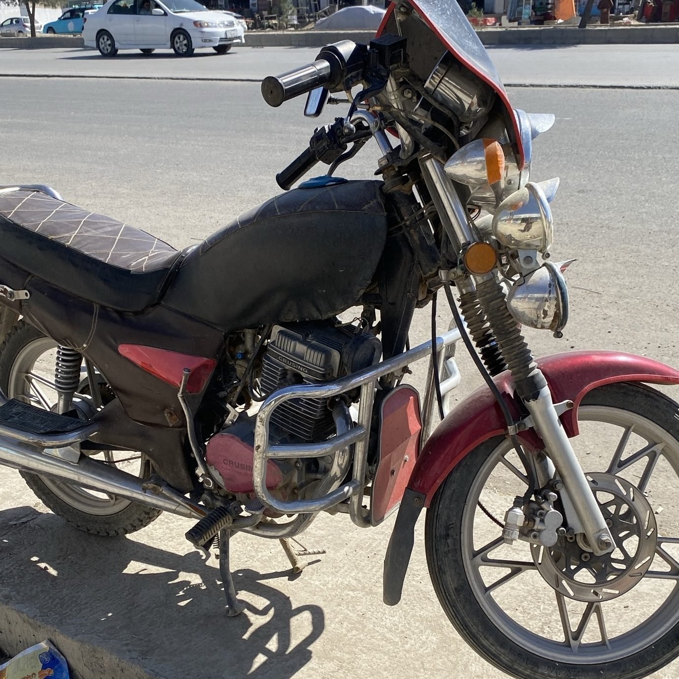Forsythia Cousin Motorcycle